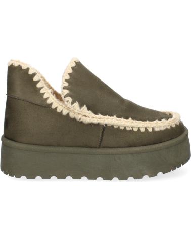 PUNTOSALAO ESKIMO STYLE ANKLE BOOTS WOMEN VRA-1192 GREEN VARIOS COLORES