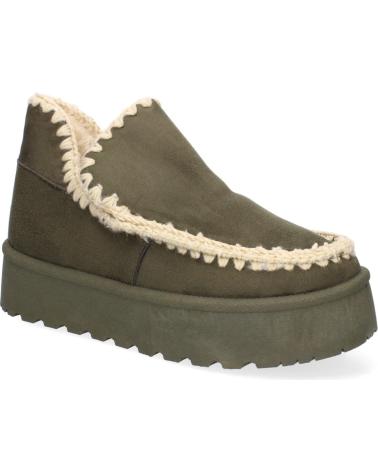 PUNTOSALAO ESKIMO STYLE ANKLE BOOTS WOMEN VRA-1192 GREEN VARIOS COLORES