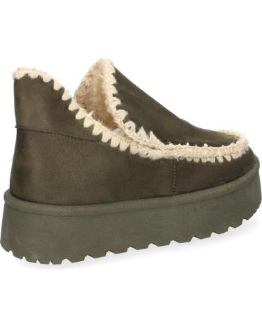 PUNTOSALAO ESKIMO STYLE ANKLE BOOTS WOMEN VRA-1192 GREEN VARIOS COLORES