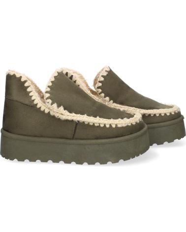 PUNTOSALAO ESKIMO STYLE ANKLE BOOTS WOMEN VRA-1192 GREEN VARIOS COLORES