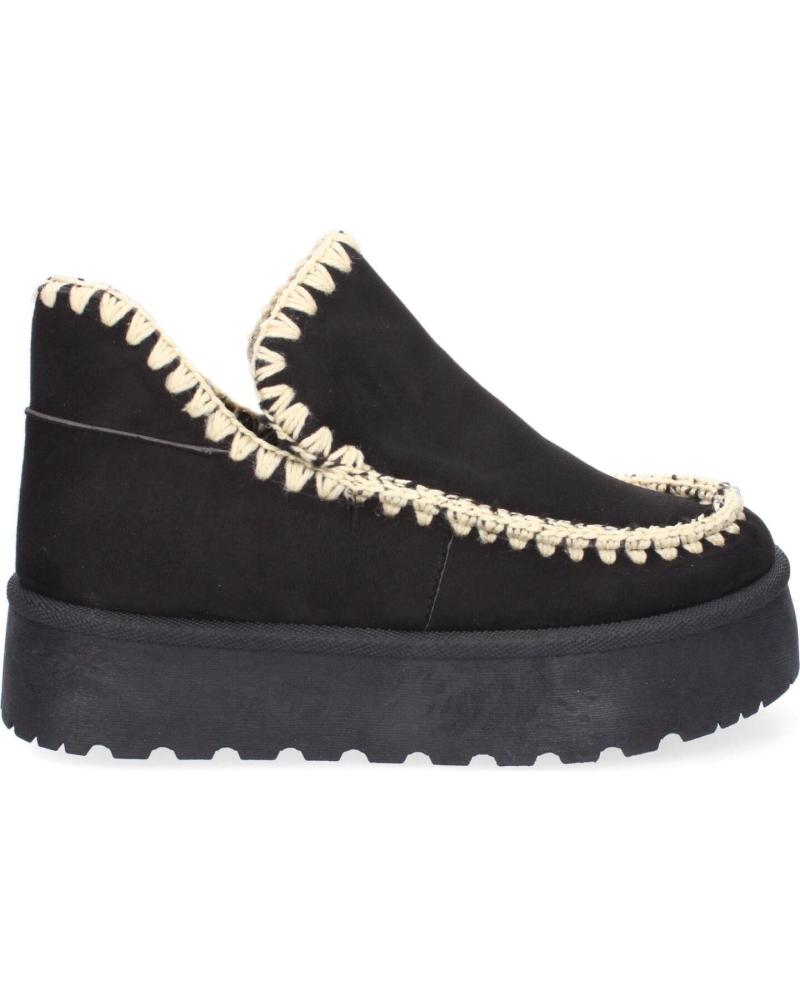 PUNTOSALAO ESKIMO STYLE ANKLE BOOTS WOMEN VRA-1192 BLACK VARIOS COLORES