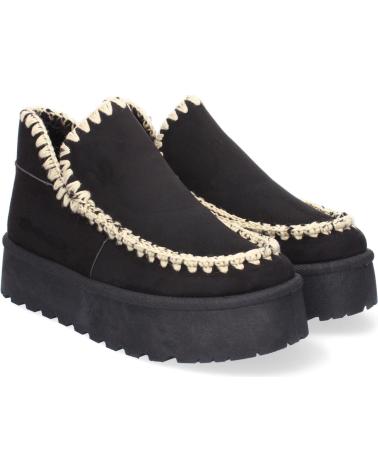 PUNTOSALAO ESKIMO STYLE ANKLE BOOTS WOMEN VRA-1192 BLACK VARIOS COLORES