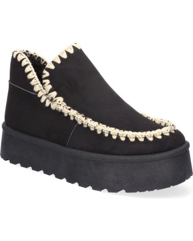 PUNTOSALAO ESKIMO STYLE ANKLE BOOTS WOMEN VRA-1192 BLACK VARIOS COLORES