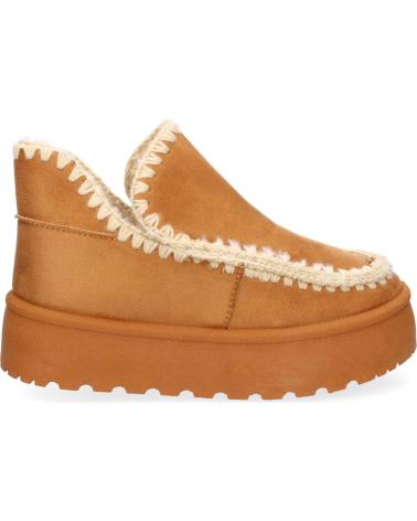 PUNTOSALAO SHEARLING STYLE ANKLE BOOTS WOMEN LEATHER VRA-1192 VARIOS COLORES