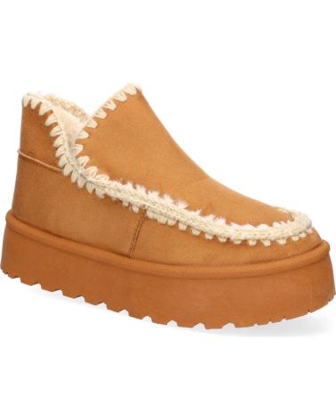 PUNTOSALAO SHEARLING STYLE ANKLE BOOTS WOMEN LEATHER VRA-1192 VARIOS COLORES