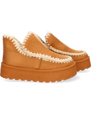 PUNTOSALAO SHEARLING STYLE ANKLE BOOTS WOMEN LEATHER VRA-1192 VARIOS COLORES