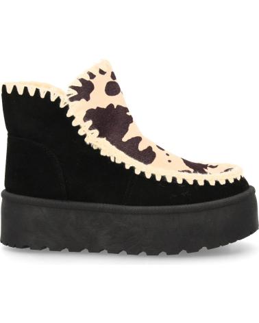 PUNTOSALAO SHEARLING ANKLE BOOTS WOMEN ANIMAL PRINT VARIOS COLORES
