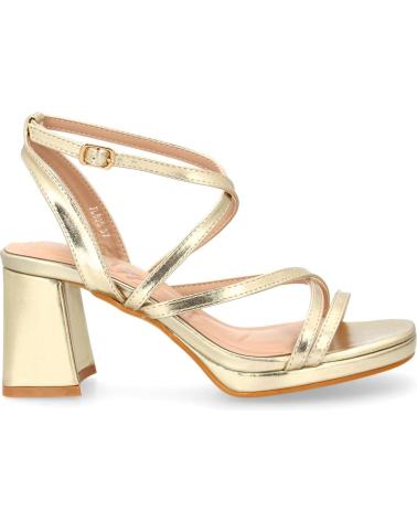 SANDALES PUNTOSALAO DORÉES DE FÊTE POUR FEMME À TALONS VARIOS COLORES