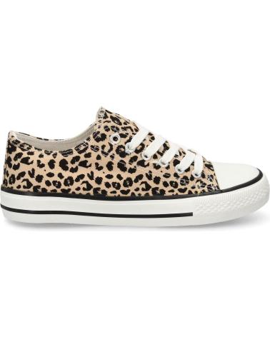PUNTOSALAO WOMEN'S CANVAS SNEAKERS WITH ANIMAL PRINT VARIOS COLORES