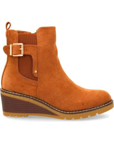 PUNTOSALAO JJ-60 WEDGE ANKLE BOOTS WITH CAMEL BUCKLE VARIOS COLORES