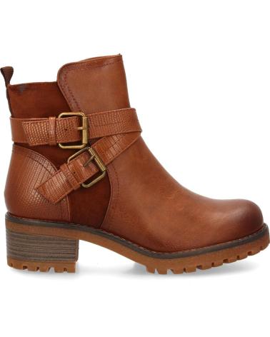 PUNTOSALAO MID HEEL ANKLE BOOTS WITH BUCKLE WOMEN BROWN VARIOS COLORES