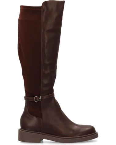 PUNTOSALAO HIGH BOOTS WOMEN LOW HEEL ELEGANT DB-55 BROWN VARIOS COLORES