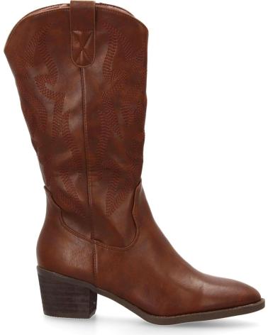 BOTTES WESTERN PUNTOSALAO LISSES HAUT TIGE TALON MOYEN FEMME VARIOS COLORES