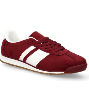 PUNTOSALAO BASKETS PLATES FEMME MODÈLE X2502 ROUGE VARIOS COLORES