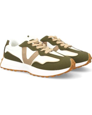 BASKETS CASUAL FEMME PUNTOSALAO SL-762 VERT VARIOS COLORES