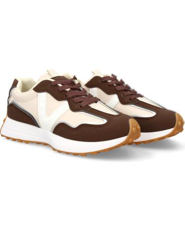 BASKETS CASUAL FEMME PUNTOSALAO SL-762 MARRON VARIOS COLORES