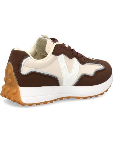 BASKETS CASUAL FEMME PUNTOSALAO SL-762 MARRON VARIOS COLORES