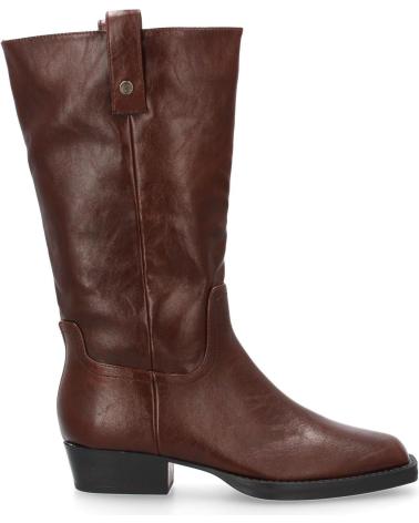 BOTAS CAMPERAS PUNTOSALAO TACÓN BAJO A-3 MUJER MARRÓN VARIOS COLORES