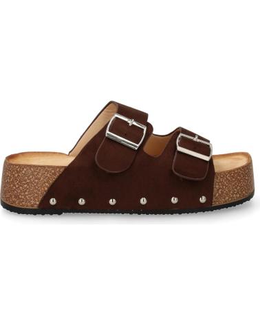 SANDALIAS DE PLATAFORMA ANATÓMICAS PUNTOSALAO MUJER W-5290 MARRONES VARIOS COLORES