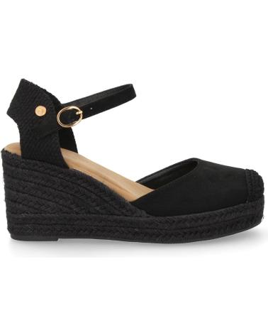 SANDALIAS DE CUÑA PUNTOSALAO EN YUTE CON TIRAS AL TOBILLO VARIOS COLORES