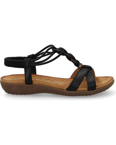 SANDALIAS PLANAS PUNTOSALAO CON TIRAS CRUZADAS Y ADORNOS VARIOS COLORES