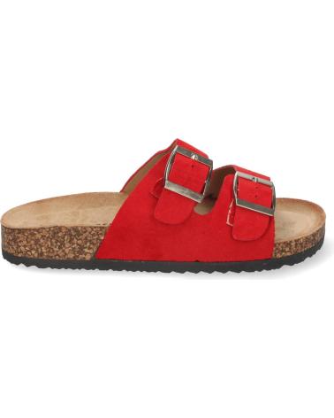 PUNTOSALAO SANDALIAS PLANAS ANATÓMICAS MUJER ROJO VARIOS COLORES