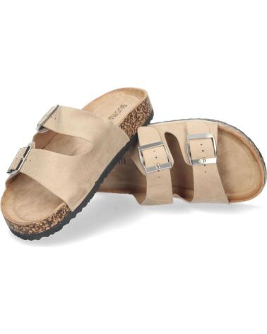 PUNTOSALAO SANDÁLIAS PLANAS ANATÔMICAS FEMININAS BEGE VARIOS COLORES