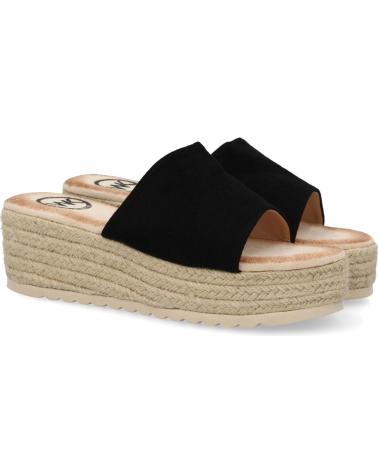 SANDALI A CIABATTA PUNTOSALAO KK-910 CON ZEPPA IN JUTA VARIOS COLORES