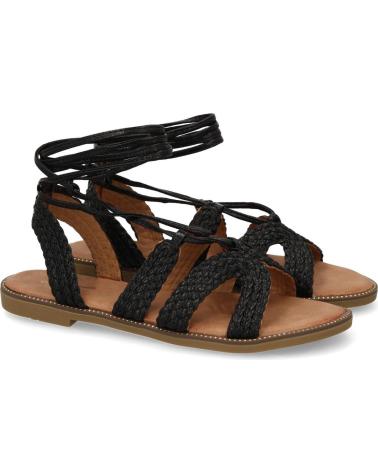 PUNTOSALAO SANDALIAS PLANAS COMODAS TIRAS AL TOBILLO PARA MUJER NEGRO T VARIOS COLORES