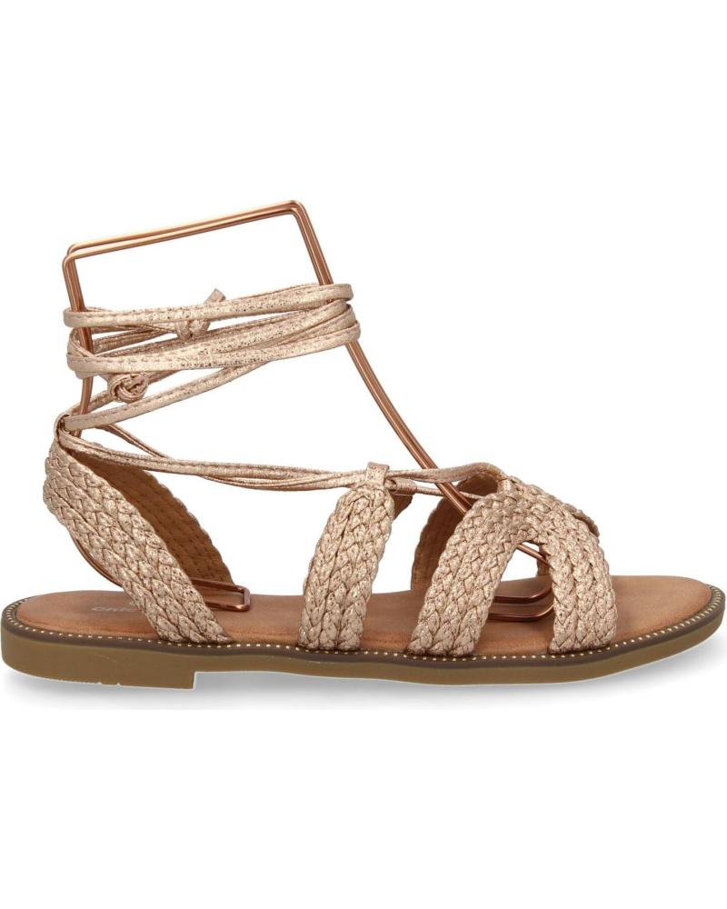 PUNTOSALAO SANDALIAS PLANAS COMODAS TIRAS AL TOBILLO PARA MUJER CHAMPAN VARIOS COLORES