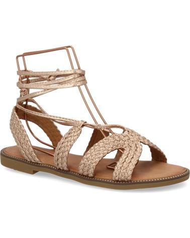 PUNTOSALAO SANDALIAS PLANAS COMODAS TIRAS AL TOBILLO PARA MUJER CHAMPAN VARIOS COLORES