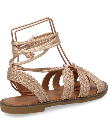 PUNTOSALAO SANDALIAS PLANAS COMODAS TIRAS AL TOBILLO PARA MUJER CHAMPAN VARIOS COLORES