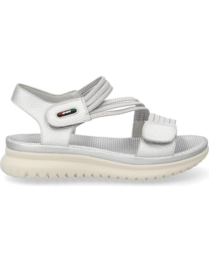 PUNTOSALAO SANDALIAS PLANA DE MUJER DISENO MODERNO Y LIGERO PLATA 23K16 VARIOS COLORES