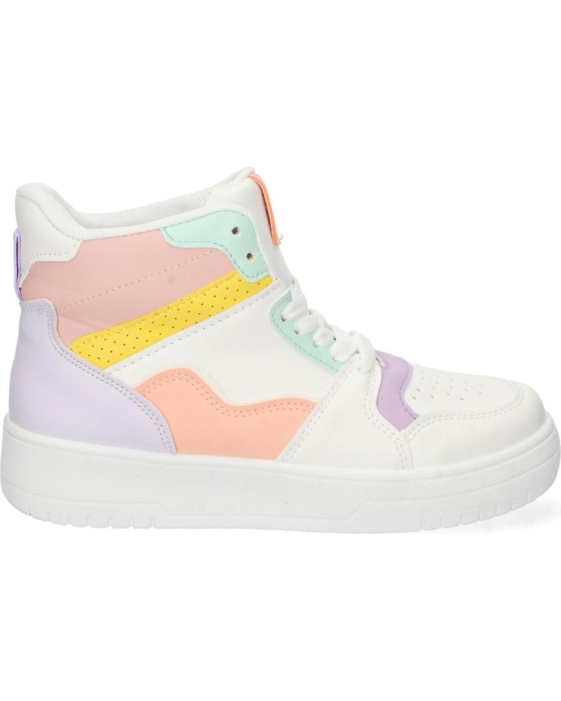 PUNTOSALAO SNEAKERS ABOTINADA MUJER COLOR LILA VARIOS COLORES