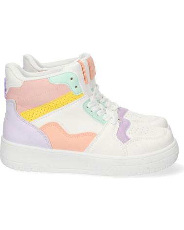 PUNTOSALAO SNEAKERS ABOTINADA MUJER COLOR LILA VARIOS COLORES