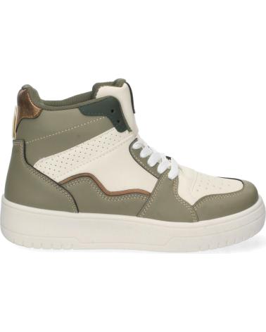 PUNTOSALAO SNEAKERS ABOTINADA MUJER COLOR VERDE MILITAR VARIOS COLORES