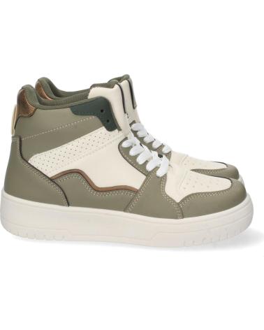 PUNTOSALAO SNEAKERS ABOTINADA MUJER COLOR VERDE MILITAR VARIOS COLORES