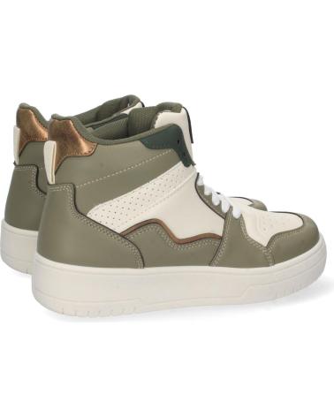 PUNTOSALAO SNEAKERS ABOTINADA MUJER COLOR VERDE MILITAR VARIOS COLORES