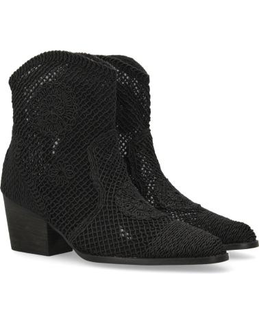 PUNTOSALAO BOTINES TACON MEDIO ESTILO CAMPERO PARA MUJER CALADOS COLOR VARIOS COLORES