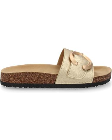PUNTOSALAO SANDALIAS PLANAS COMODAS BIO EN PALA PARA MUJER COLOR ORO VR VARIOS COLORES