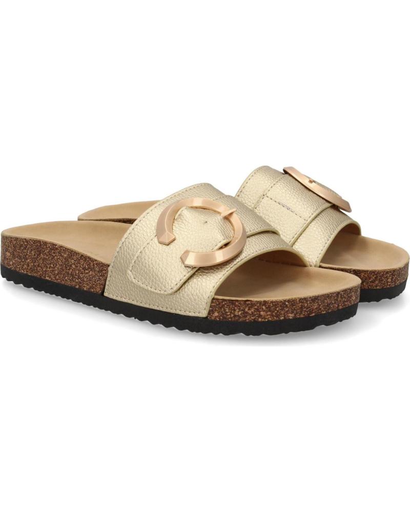 PUNTOSALAO SANDALIAS PLANAS COMODAS BIO EN PALA PARA MUJER COLOR ORO VR VARIOS COLORES