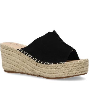 PUNTOSALAO SANDALIAS DE PLATAFORMA EN YUTE PARA MUJER PALA COLOR NEGRO VARIOS COLORES