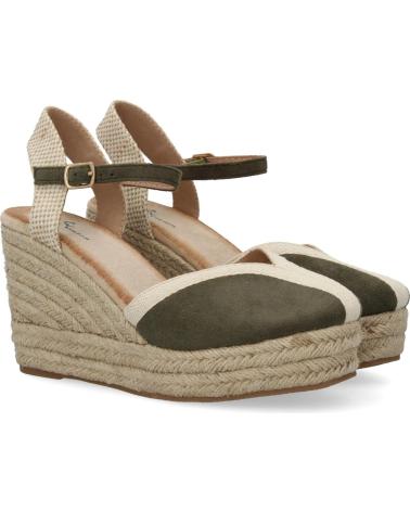 PUNTOSALAO SANDALIAS DE CUNA COMODA EN YUTE PARA MUJER COLOR VERDE TF33 VARIOS COLORES