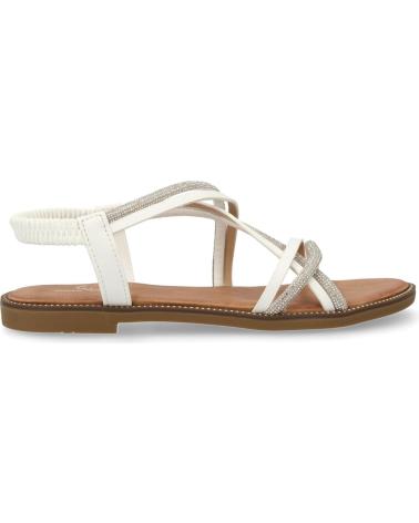 PUNTOSALAO SANDALIAS PLANAS COMODAS MUJER TIRAS COLOR BLANCO TF2509 VARIOS COLORES