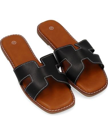 PUNTOSALAO SANDALIAS PLANAS COMODAS PARA MUJER COLOR NEGRO M-8081 VARIOS COLORES