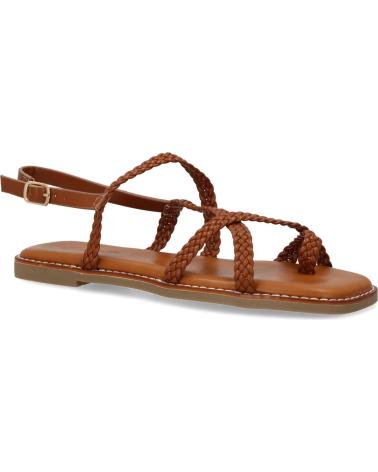 PUNTOSALAO SANDALIAS PLANAS COMODAS TRENZADAS PARA MUJER COLOR CAMEL 1U VARIOS COLORES
