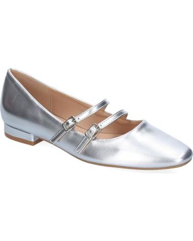 PUNTOSALAO ZAPATOS PLATEADOS PLANOS ESTILO BAILARINAS PARA MUJER YK323 VARIOS COLORES