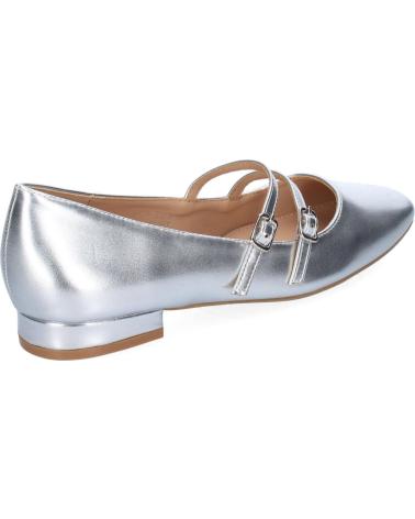 PUNTOSALAO ZAPATOS PLATEADOS PLANOS ESTILO BAILARINAS PARA MUJER YK323 VARIOS COLORES