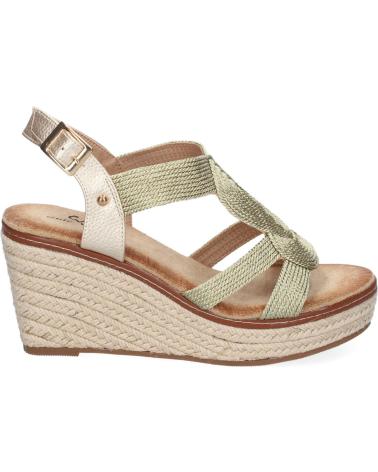 PUNTOSALAO SANDALIAS DORADAS DE CUNA MEDIA EN YUTE PARA MUJER TF5326 VARIOS COLORES
