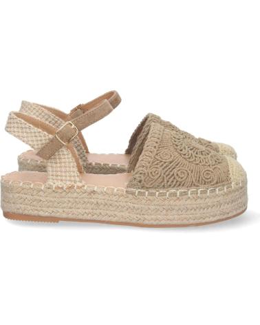 PUNTOSALAO ALPARGATAS DE PLATAFORMA EN YUTE Y HEBILLA MUJER COLOR KAKI VARIOS COLORES